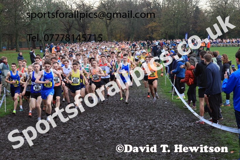 Senior Mens and Under-23s 2025 Liverpool Cross Challenge, Sefton Park, Saturday, November 22th. Photo: David T. Hewitson/Sports for All Pics